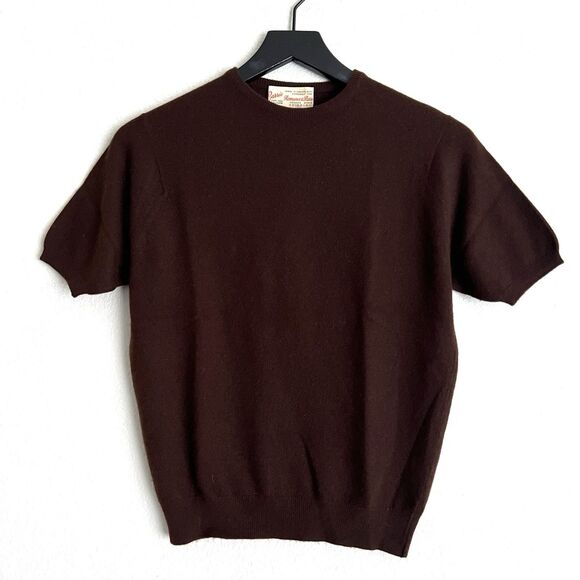 Vintage Barrie Romanes & Paterson Women’s Cashmere Short Sleeve Sweater Size M/L - Picture 1 of 5